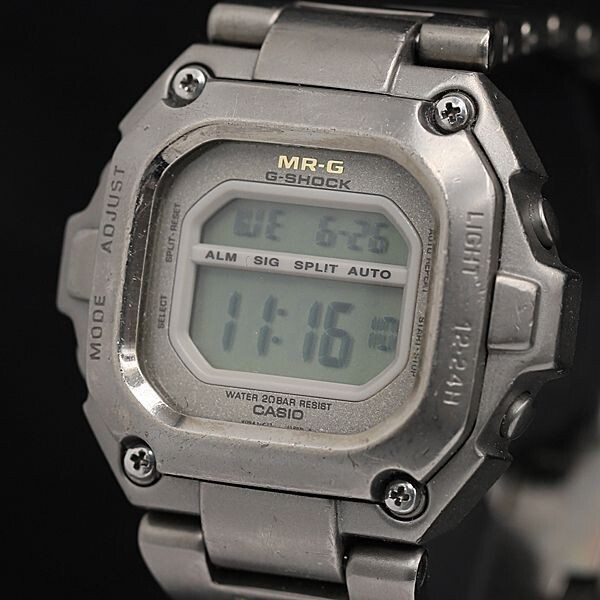 Casio G-Shock MRG 110T Titanium Digital Quartz Watch Rare Tested