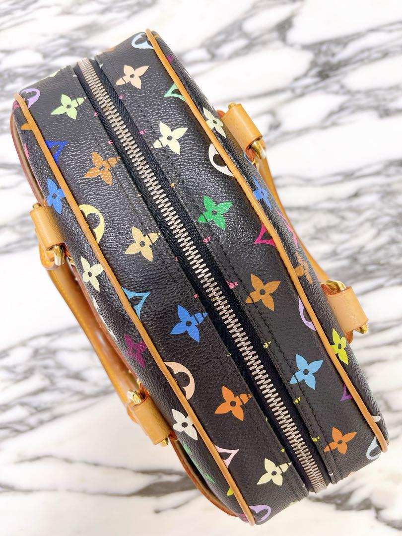 LOUIS VUITTON Trouville M92662 Hand Bag Takashi Murakami Monogram