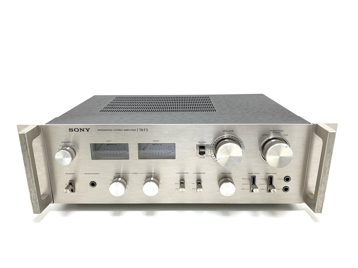 SONY TA F3 Integrated Stereo Amplifier 50 + 50 Watts RMS Vintage