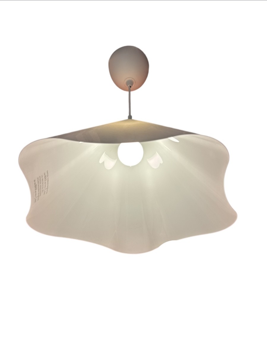 New IKEA ZEBRASAV Pendant Lamp White/Plastic 46 cm (18 