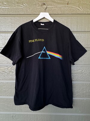 Vintage Pink Floyd Dark Side of the Moon T-Shirt Anvil Black Rock