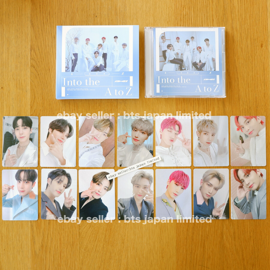 ATEEZ Into the A to Z limited edition CD + DVD Official Photo card