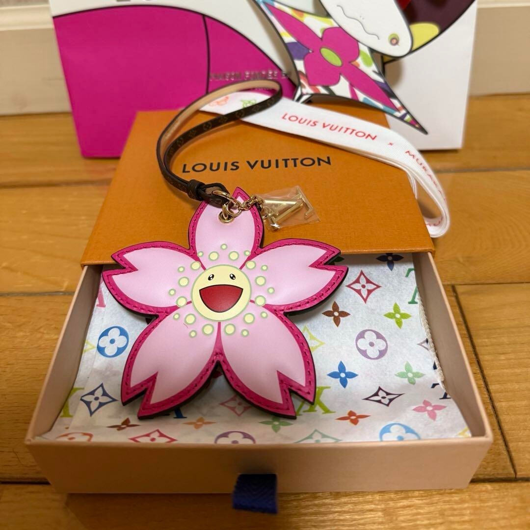 Louis Vuitton × Takashi Murakami LV x TM Bag Charm Cherry Blossom