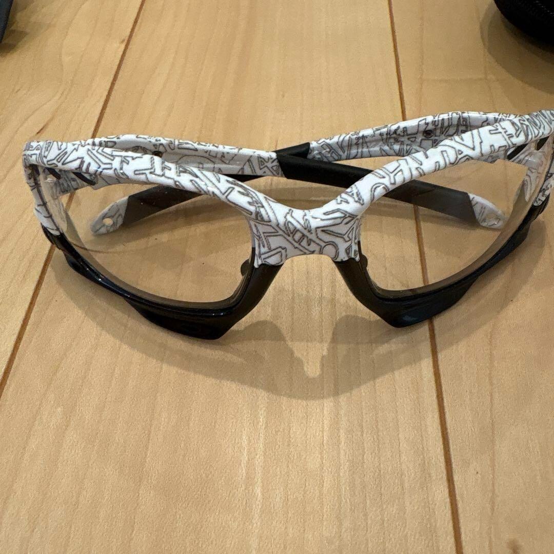 Oakley Racing Jacket Ghost Text sunglasses Fashion Accessories