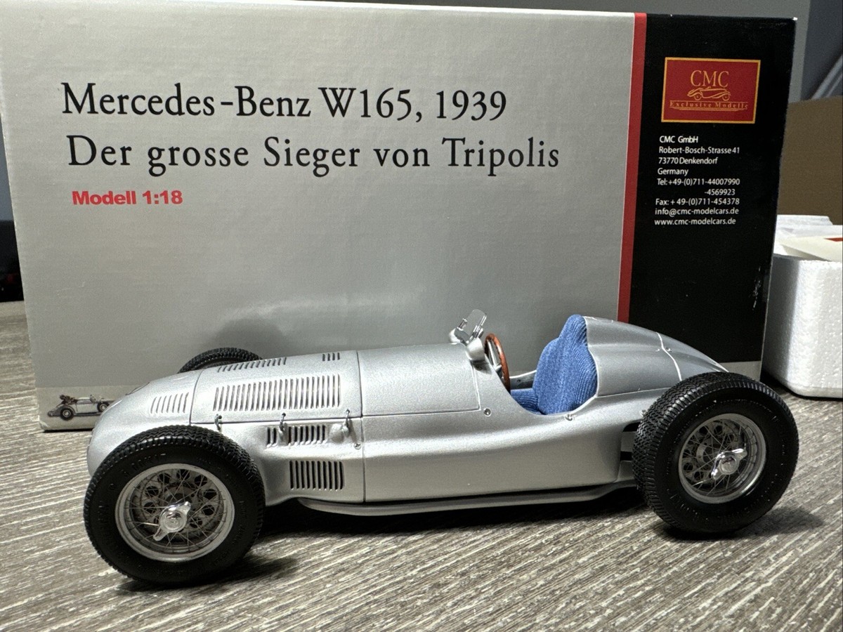 1/18 Scale CMC Mercedes Bemz W165, 1938 Der grosse Sieger Von