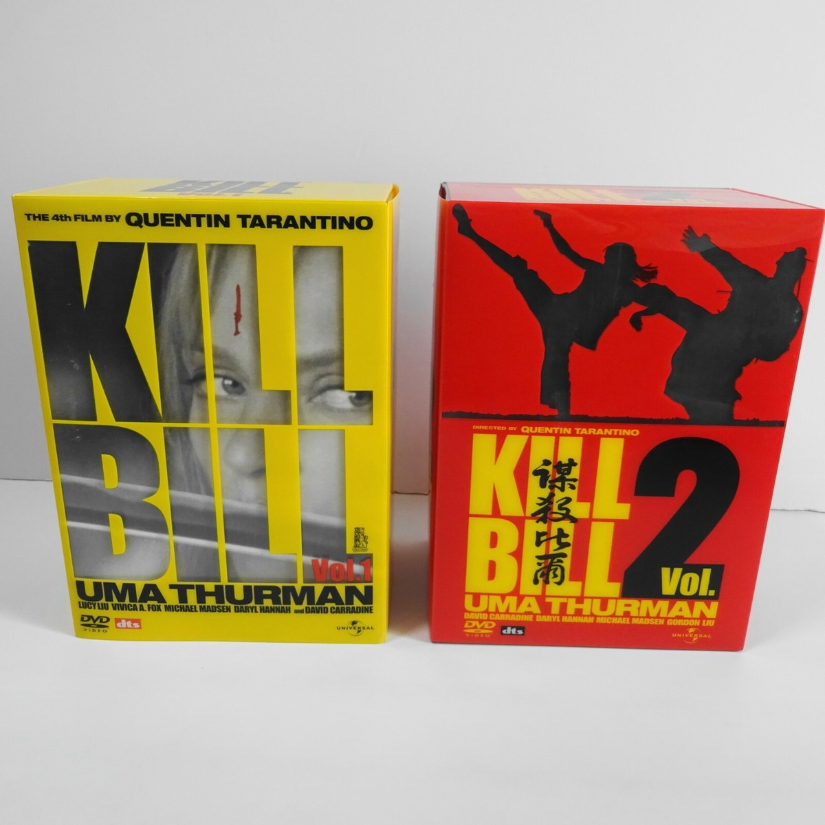 KILL BILL Premium JAPAN DVD BOX 1＆2 w/Be@rbrick Figure UMATHURMAN