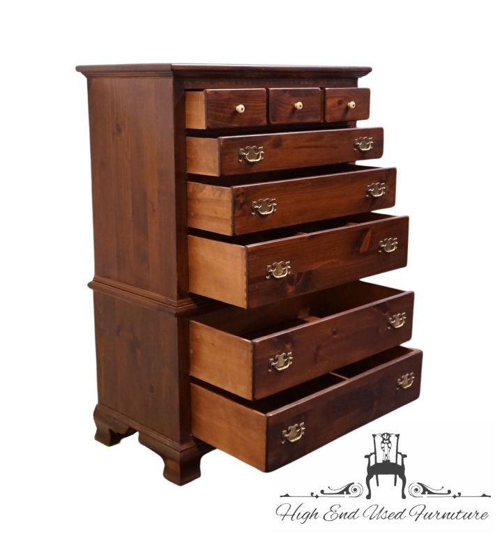 THAN ALLEN (イーセンアーレン) ナイトチェスト ダークブラウン 4段