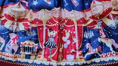Angelic Pretty Starry Night Theater Bare Shoulder JSK Royal Blue +