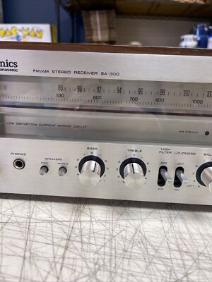 VTG Technics by Panasonic Model SA-300 FM/AM Stereo Receiver | eBay