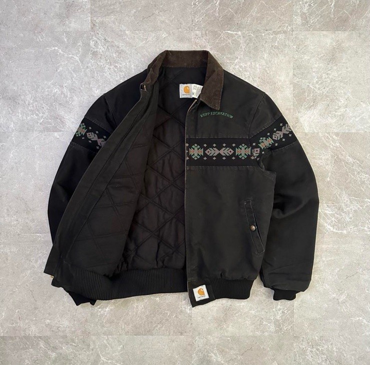 Vintage 90s Carhartt Duck Santa Fe Jacket (JQ0405) Made in the USA