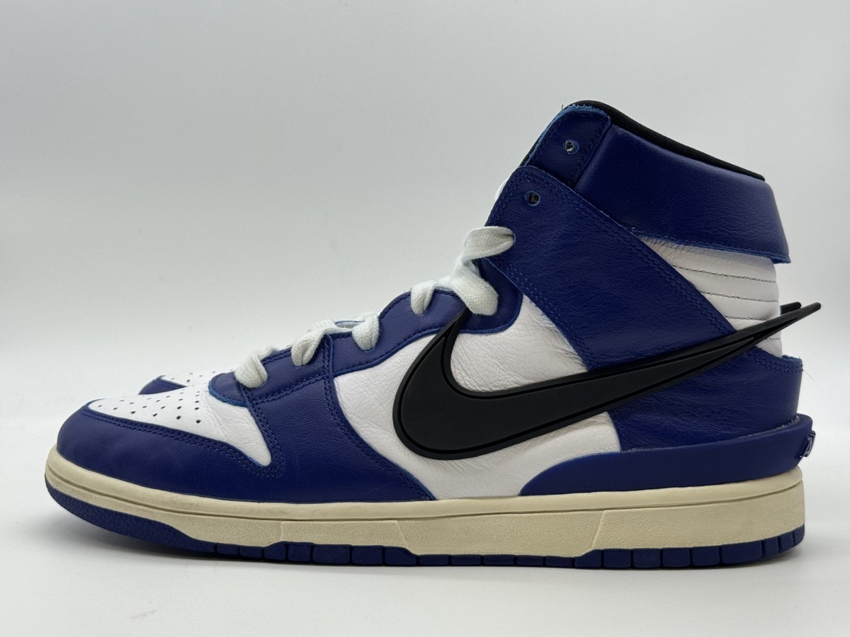 Nike Dunk High Ambush Deep Royal Blue Black White CU7544-400 Used