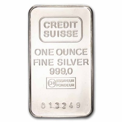 1 oz Silver Bar - Credit Suisse | eBay