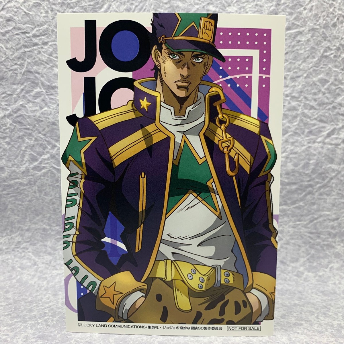 JOJO'S BIZARRE ADVENTURE Jotaro Kujo illustration Post Photo Card