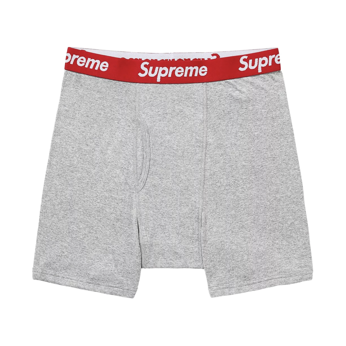 Supreme x Hanes Boxer Briefs Grey | eBay