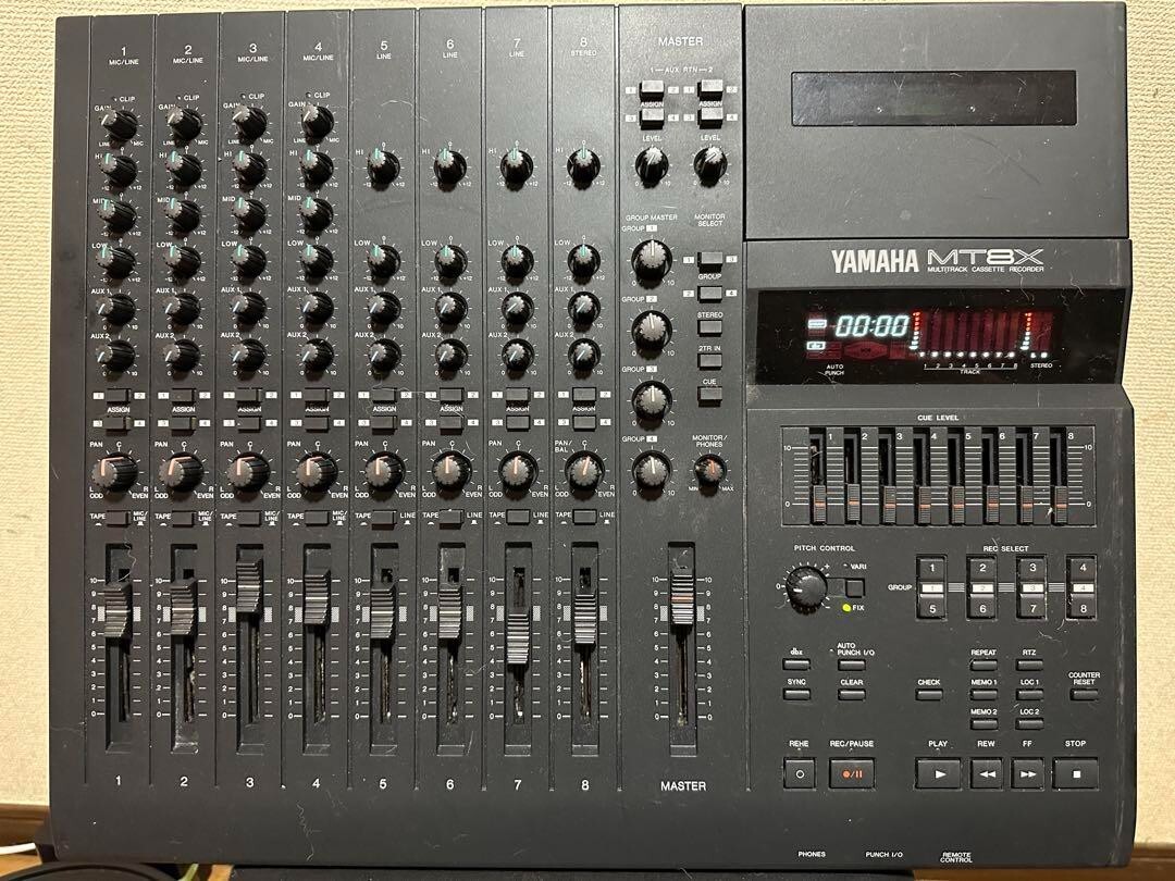 Yamaha MT8X Multitrack Cassette Tape Recorder 8-Track Mixer Tested