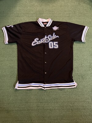 FUBU Eastside 05 City Series Collection Black Button Down Jersey