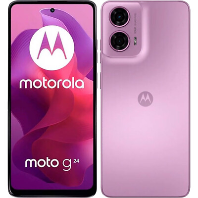 Motorola Moto G24 4G Pink Lavender 128GB + 4GB Dual-SIM Unlocked