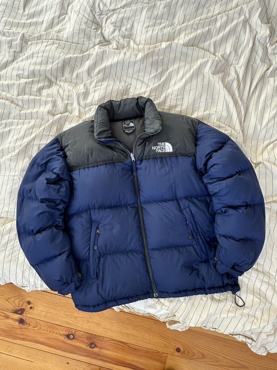 The North Face 1996 Retro Nuptse Jacket Navy Black Men's XL | eBay
