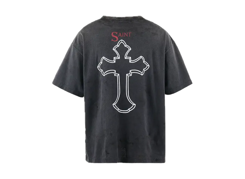 SAINT Mxxxxxx x 2PAC SS Tee Black T-shirt | eBay
