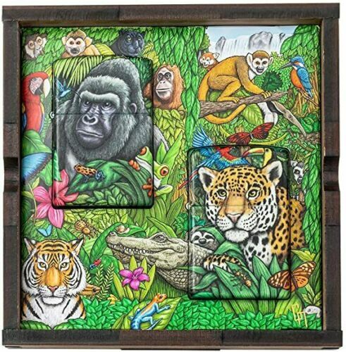 Zippo 25th Anniversary Mysteries of the Forest Lighter Set, 49347