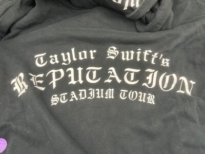 Official Taylor Swift Reputation Stadium Tour Black Snake Hoodie