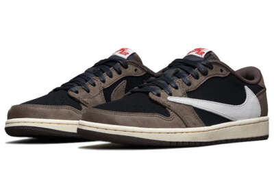 CQ4277 001 Air Jordan 1 Low Travis Scott Mocha | eBay