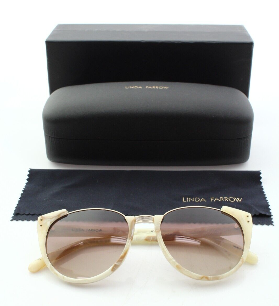 LINDA FARROW LUXE LFL/136/39 Quartz / Light Gold / Brown Gradient