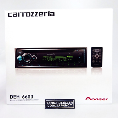 Carrozzeria Pioneer Car audio 1DIN CD USB Bluetooth DEH-6600