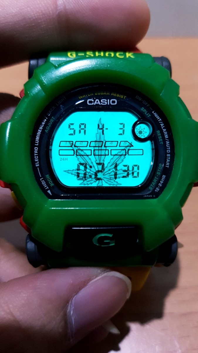 G-Shock Vintage DW-002BM Rastafarian Reggae Hip-hop Bob-Marley