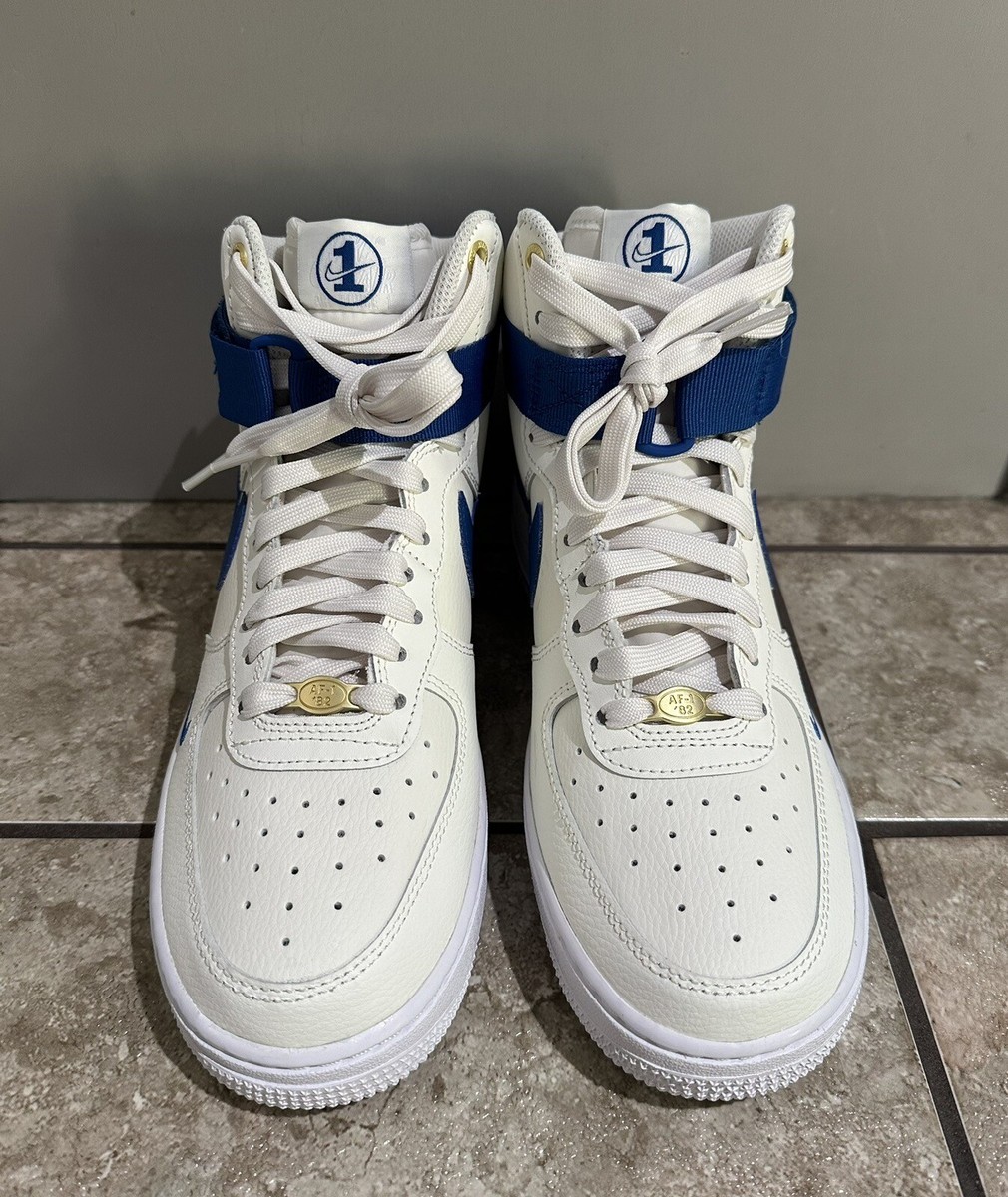 Nike Air Force 1 SE High 40th Anniversary Sail Blue Jay DQ7584-100