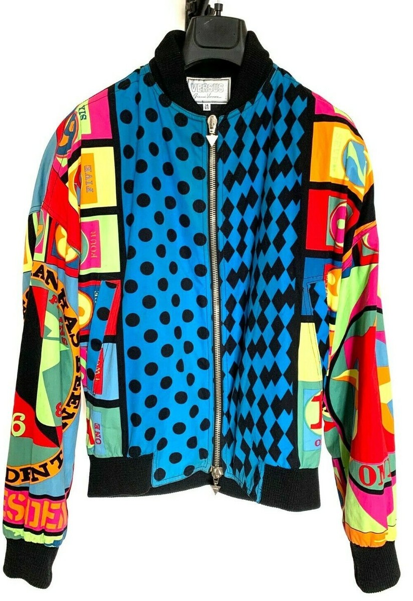 jacket bomber Gianni Versace VERSUS 90's vintage tg 36-50 L coll
