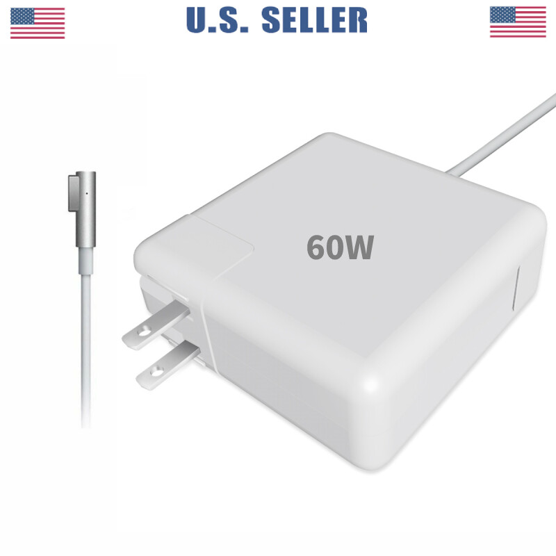 60W Magnetic L Shape AC Adapter Laptop Charger For Apple MacBook