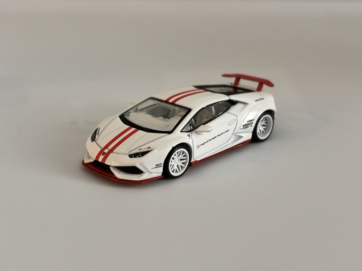 Mini GT CHASE LB Works Lamborghini Huracán Version 1 White w Red