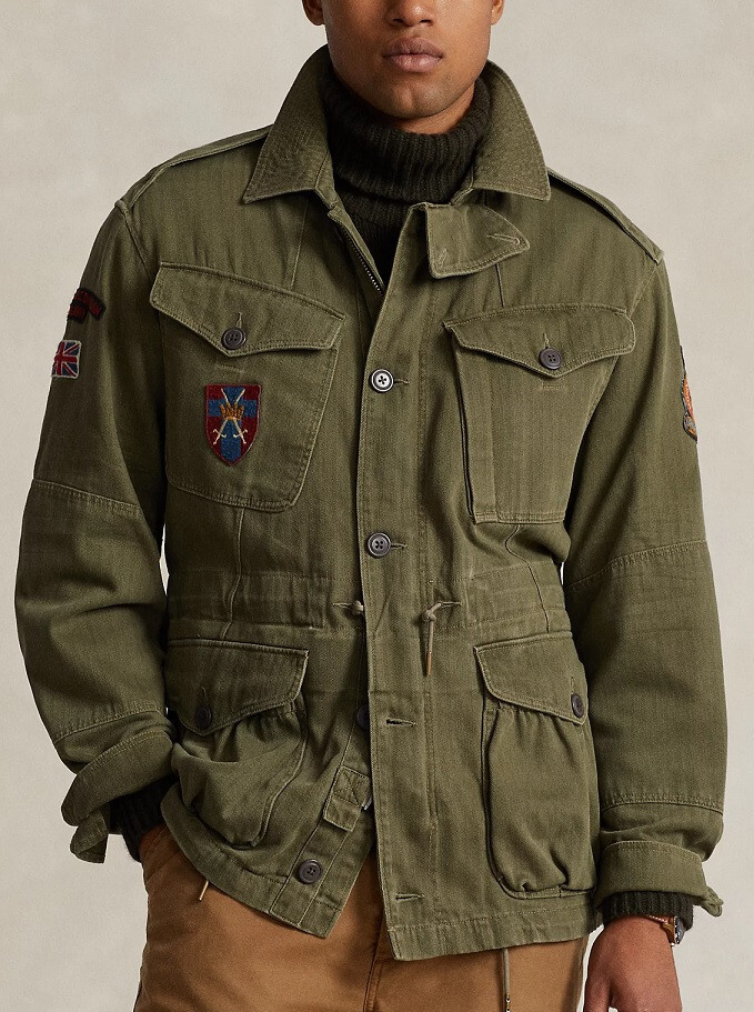 Polo Ralph Lauren Men's Vintage-Inspired Patches Field Jacket - M