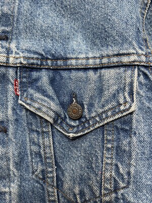 Vintage 90s Levi's Type III Patchwork 70506 0214 Denim Jacket (38