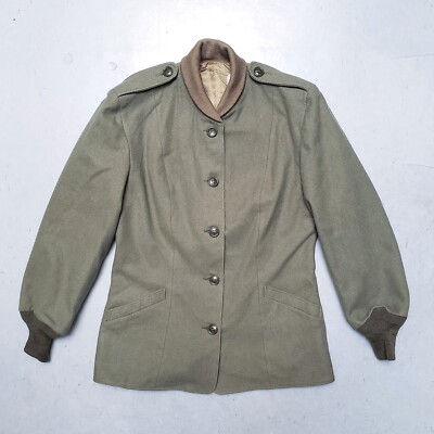 WW2 40s US Army M-43 Parka Jacket Liner Womans Sz 14L DEADSTOCK