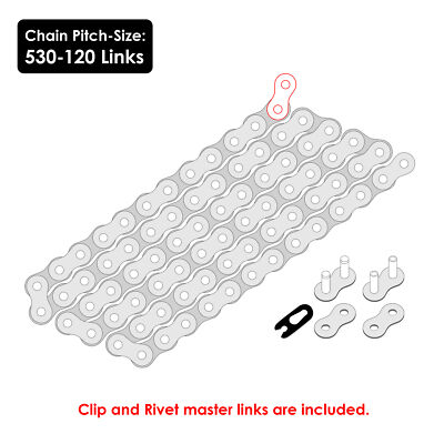 Drive Chain for Kawasaki ZX11 Ninja ZX1100 1990 1991 1992 1993
