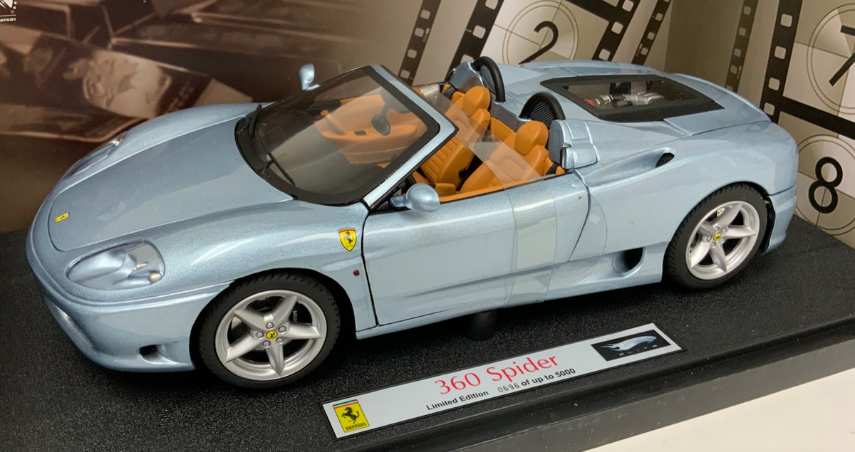 フェラーリ 360 スパイダー カスタマイズ 1/18 ホットウィール 1/18