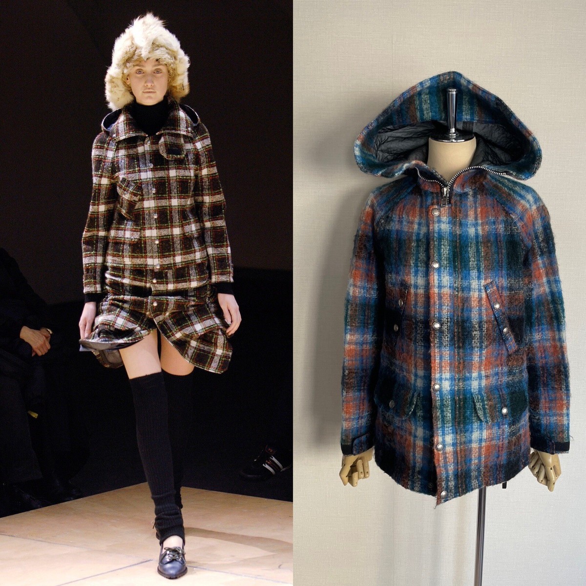 Junya Watanabe Comme des garcons GORE Winds Stopper Mohair Tweed