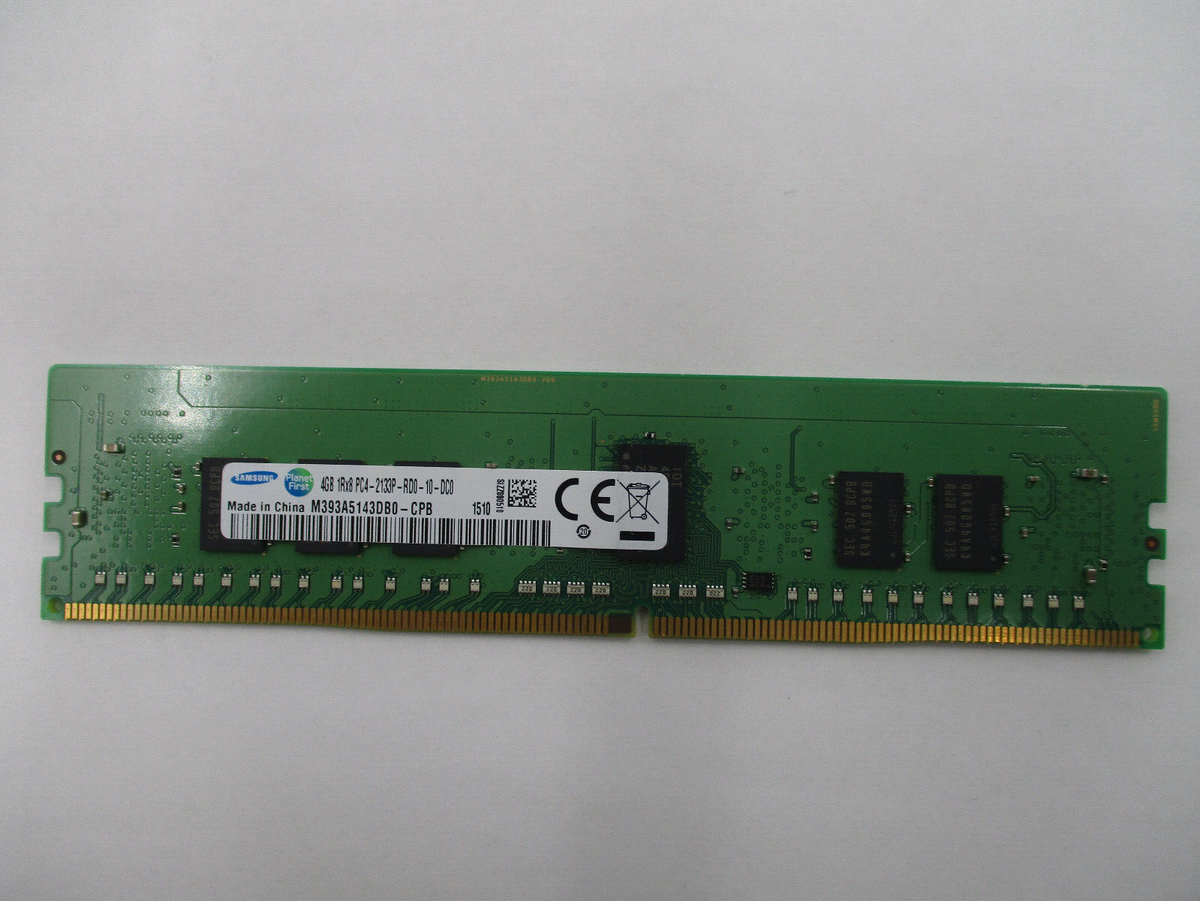Samsung 4GB 1Rx8 PC4-2133P-RD0-10-DC0 ECC REG Server Memory