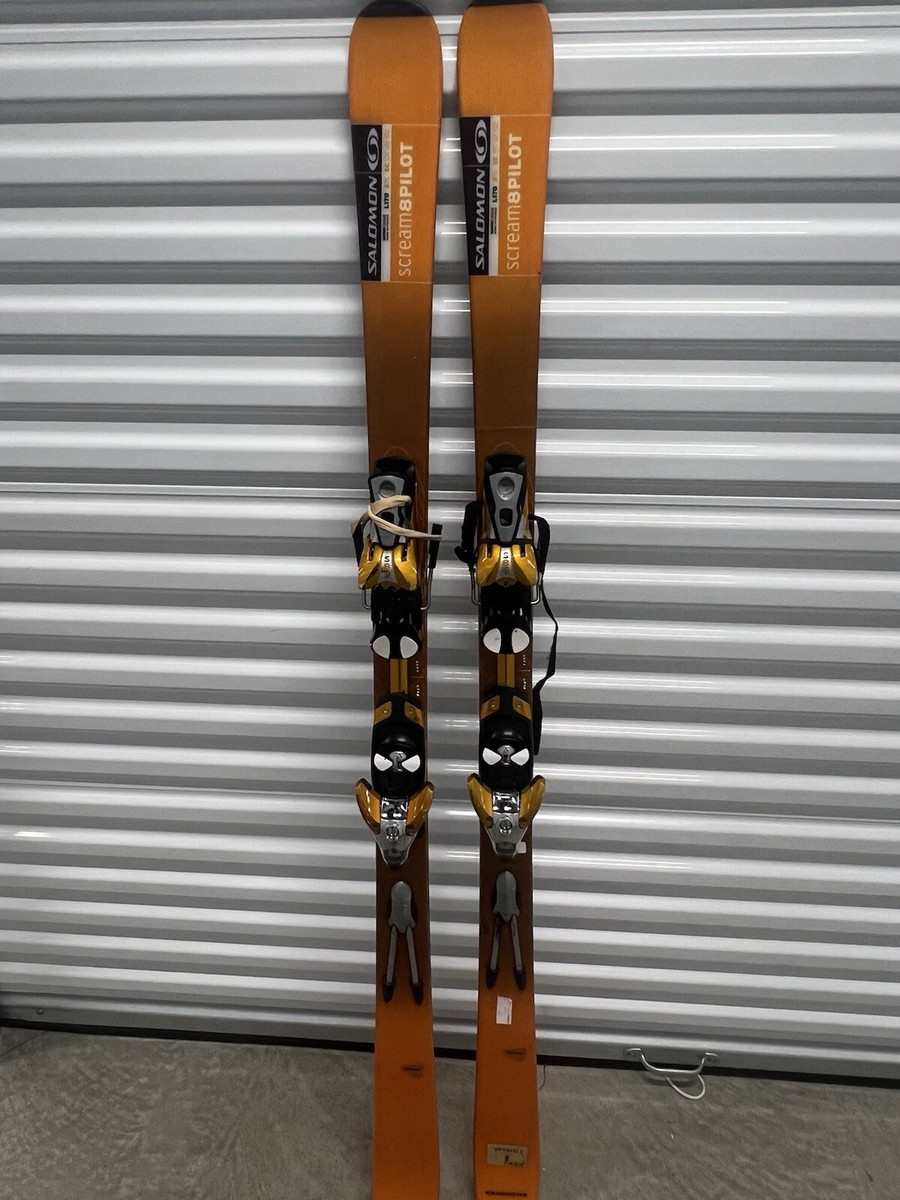 Salomon Scream8 Pilot 180cm - 15 Radius, 107/69/102 Side/Cut Good