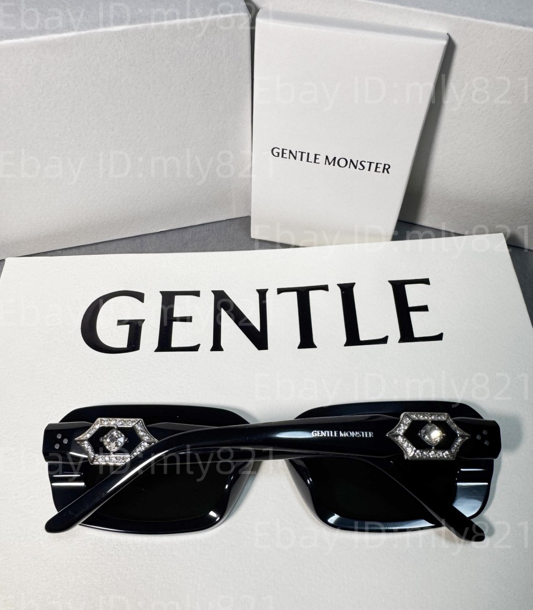 GentleMonster Sunglasses Phantom 01 Black Frame Gray Lenses | eBay
