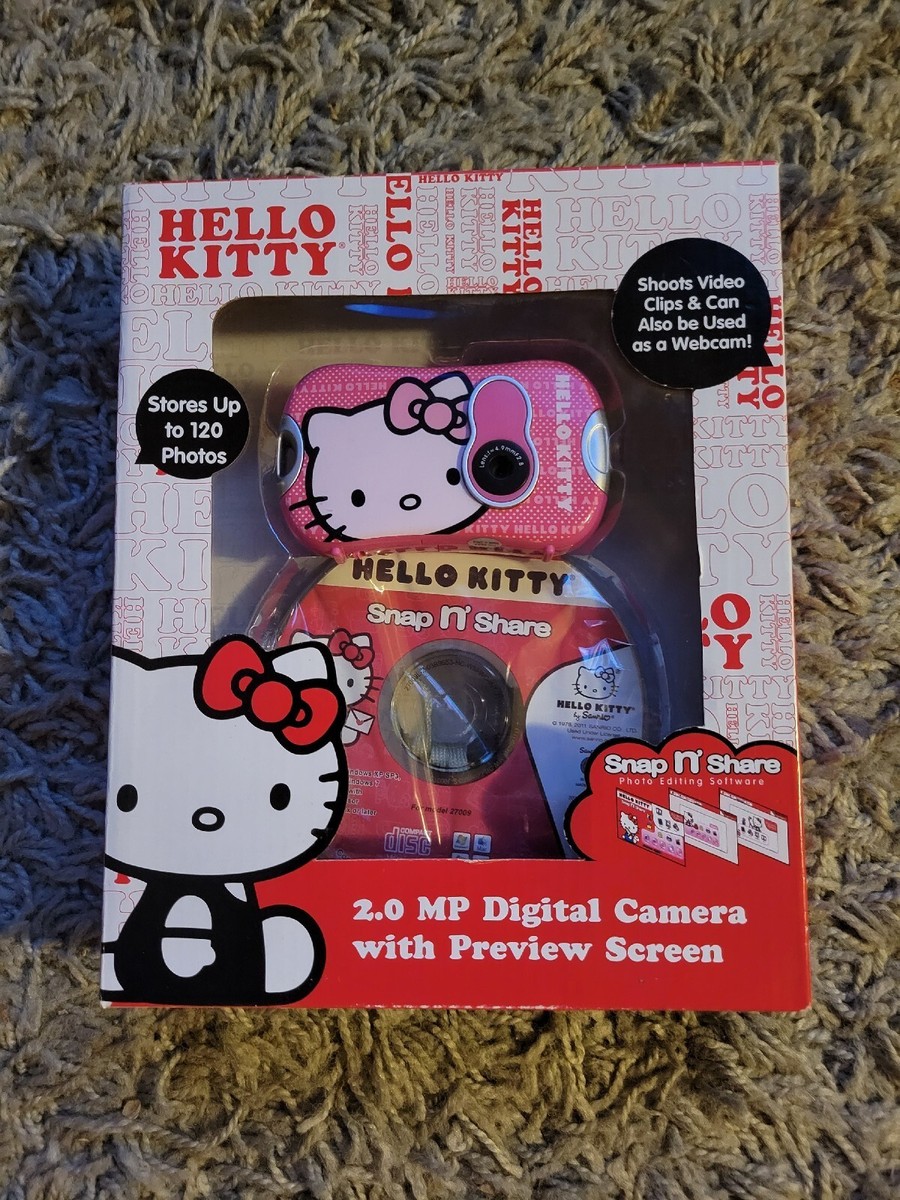 Hello Kitty SNAP N SHARE 2.0 DIGITAL Camera Kit Mini Series Pink