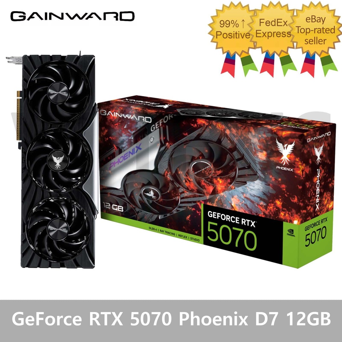 GAINWARD GeForce RTX 5070 Phoenix D7 12GB Gaming Graphics Card | eBay