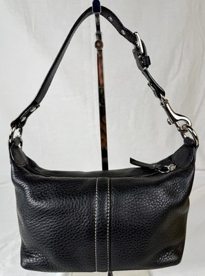 😎😎😎Vintage Coach BLACK Y2K LEATHERWARE EST 1941 Handbag