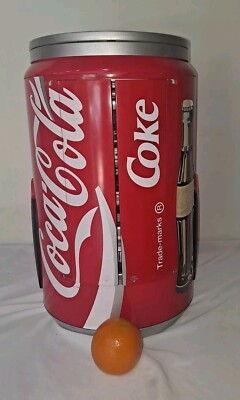 VINTAGE LARGE COCA-COLA SODA CAN ELECTRIC RADIO, CASSETTE, CD