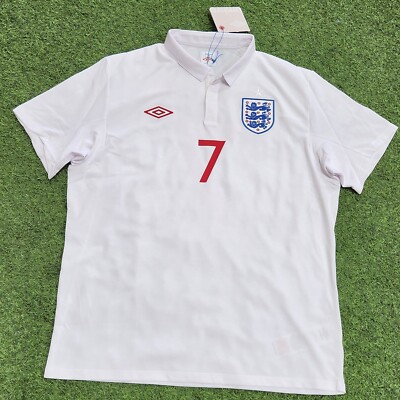 Umbro Men's England Home Stadium Jersey 2010 Legend Beckham #7