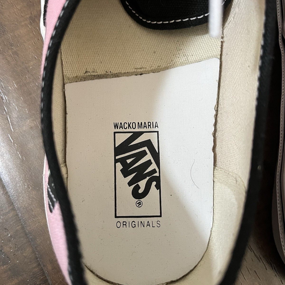 Vans Wacko Maria x Authentic LX 'Records - Pink' VN0A4BV9594 Mens