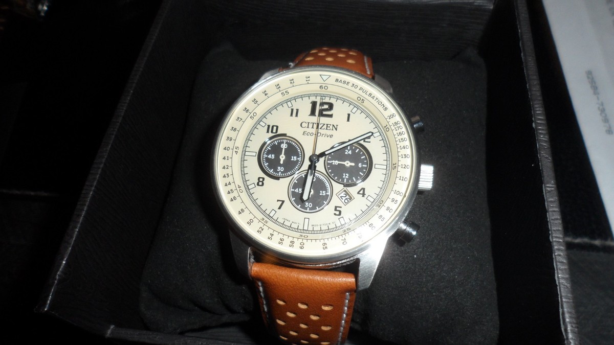 Citizen Men's CA4500-08X Eco-Drive Chronograph Stainless Steel
