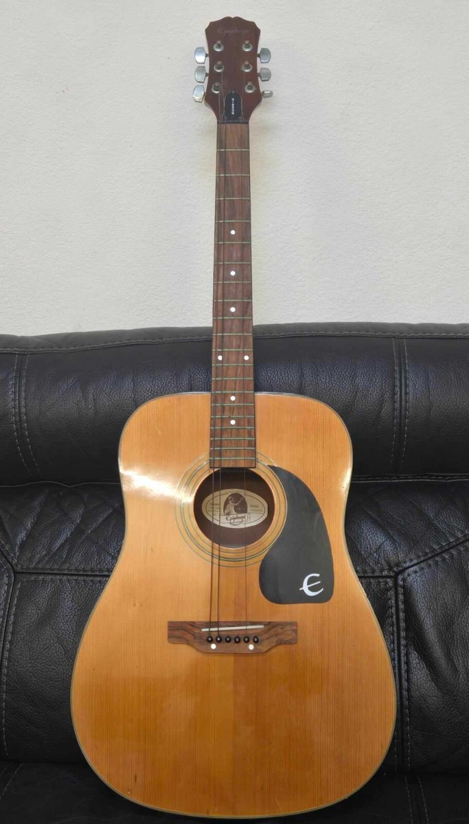Epiphone PR 200 D 1995 Natural Korean Made Dreadnought NICE! | eBay